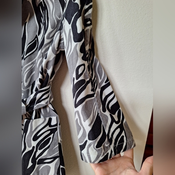 Carlisle Womens Canvas Retro Style Tie Waist Jacket. Womens size 4 - Picture 3 of 7